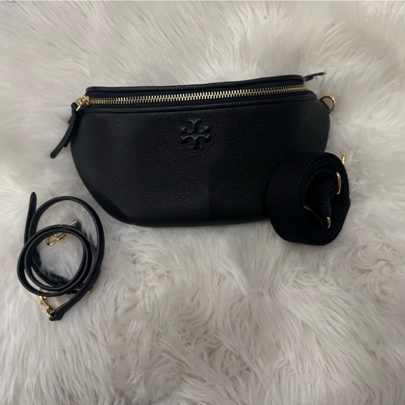 Tory Burch Thea Pebble Leather Fanny Pack Belt Bag— New Arrival - Picture 1 of 7